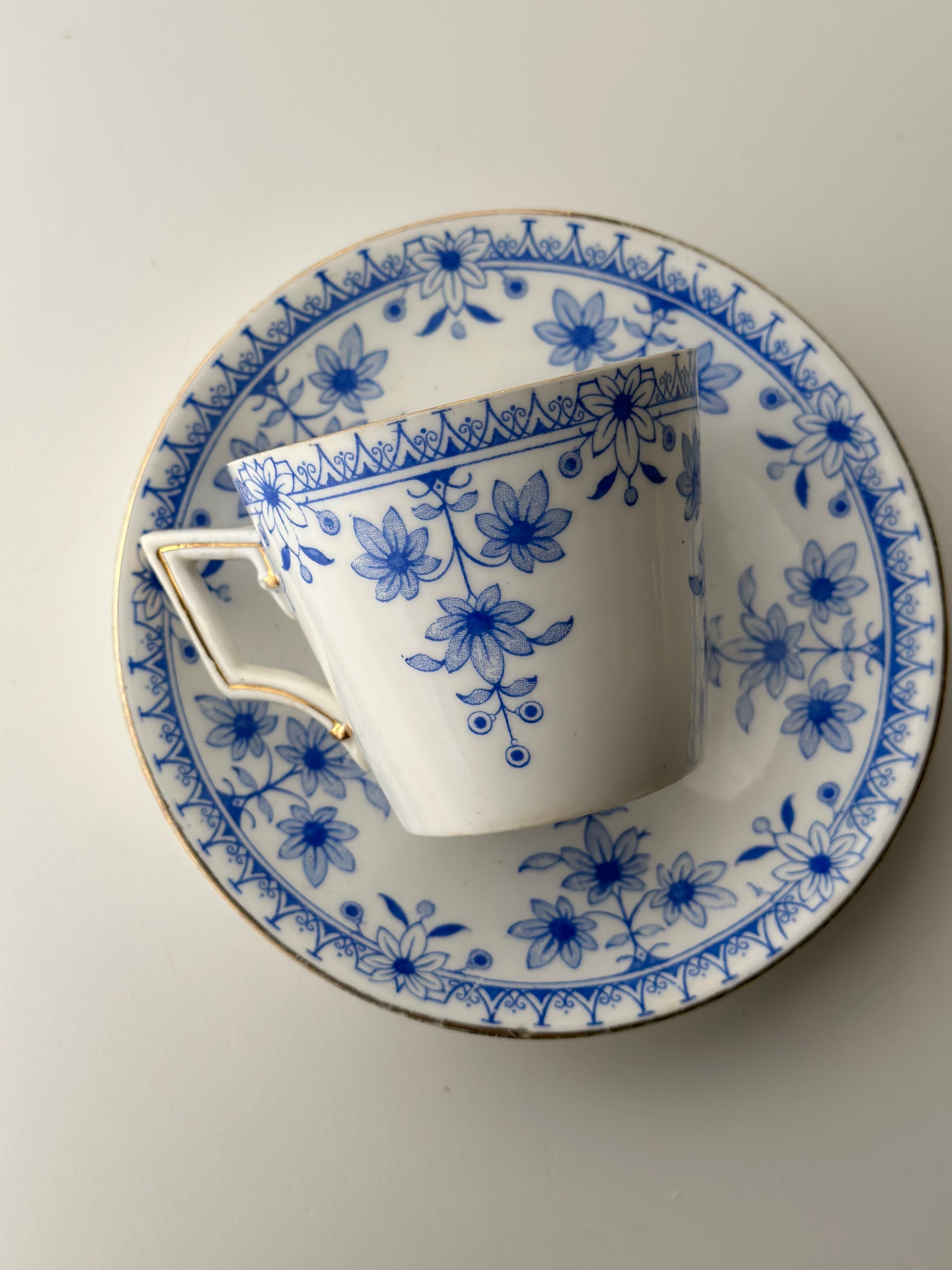 Wileman ワイルマン / ブルー小花のcup&saucer (b) | VIRON antique
