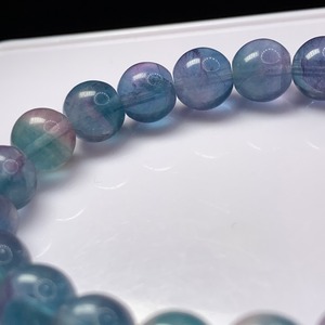 f64幻想的な色合い♪フローライトブレスレット