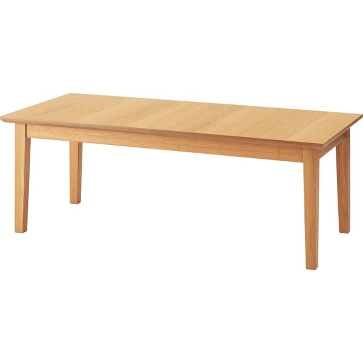 リビングテーブル MTK-441NA テーブル ローテーブル センターテーブル 長テーブル 北欧 幅110cm 木製 天然木 突板 ナチュラル シンプル 長方形 一人暮らし 板目 柾目 オーク リビング インテリア ショップ 店舗 カフェ