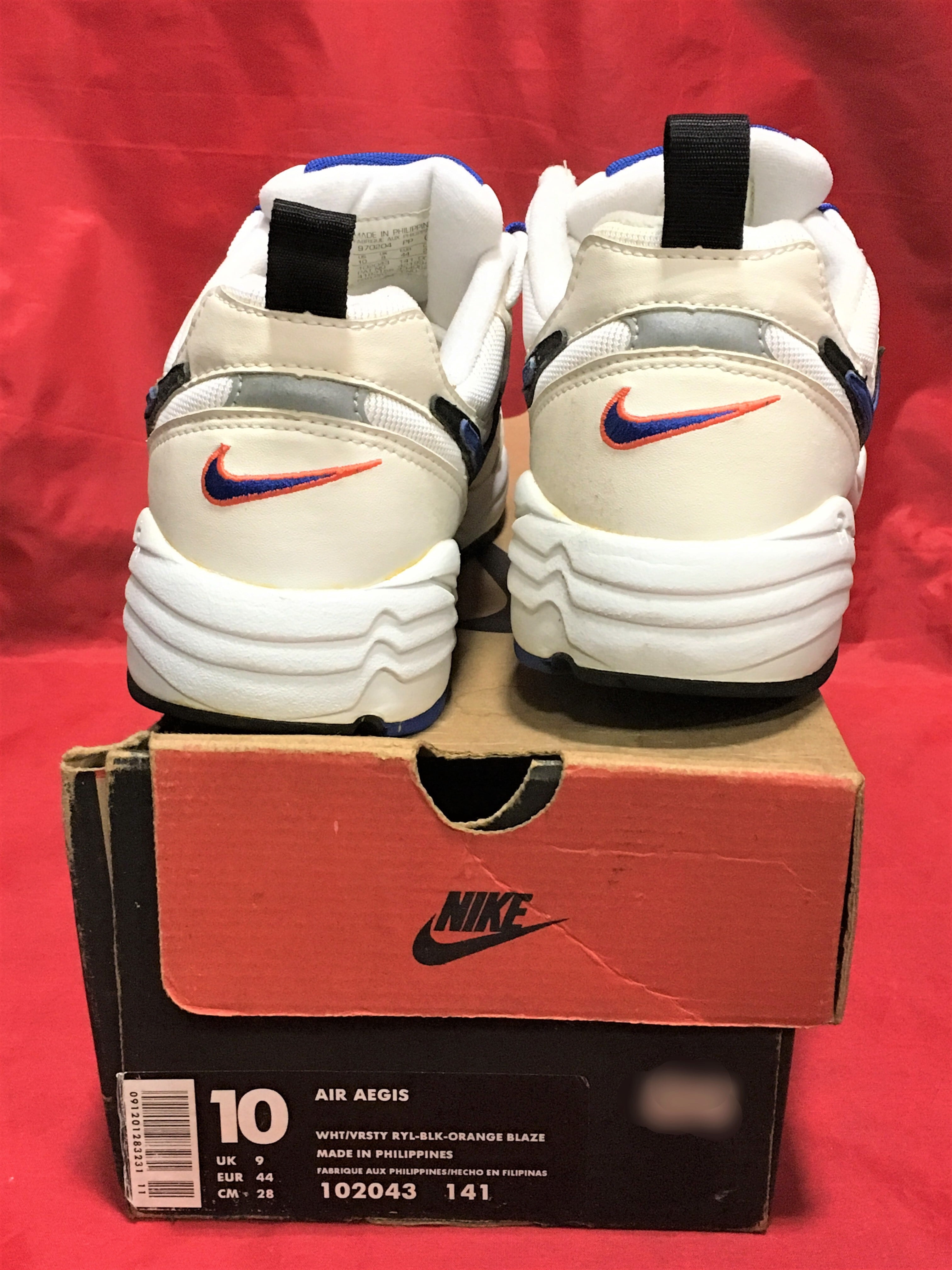 NIKE（ナイキ）AIR AEGIS（エア イージス）102043 白/青/オレンジ 90s