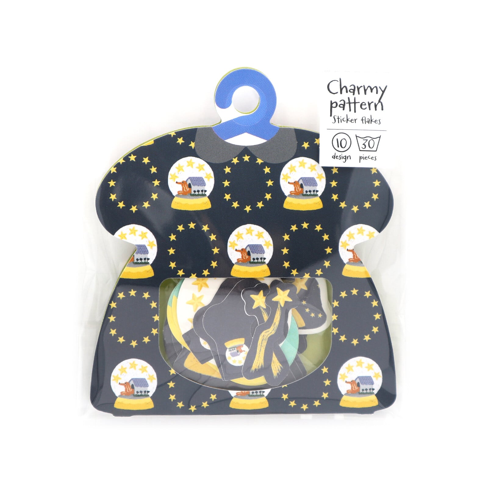 ワールドクラフト star globe Charmy patternフレークシール WC04