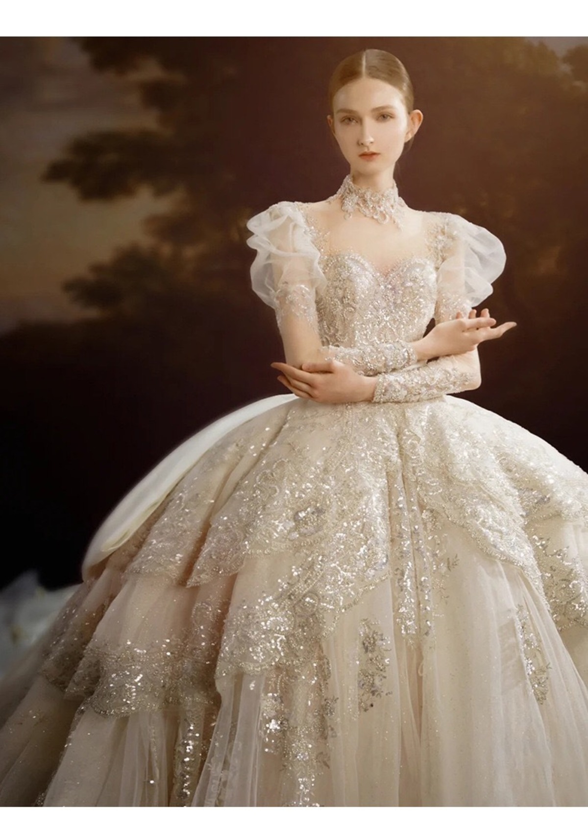 婚礼ウェディングドレス 女性用Mサイズ 超美品 ややこしく