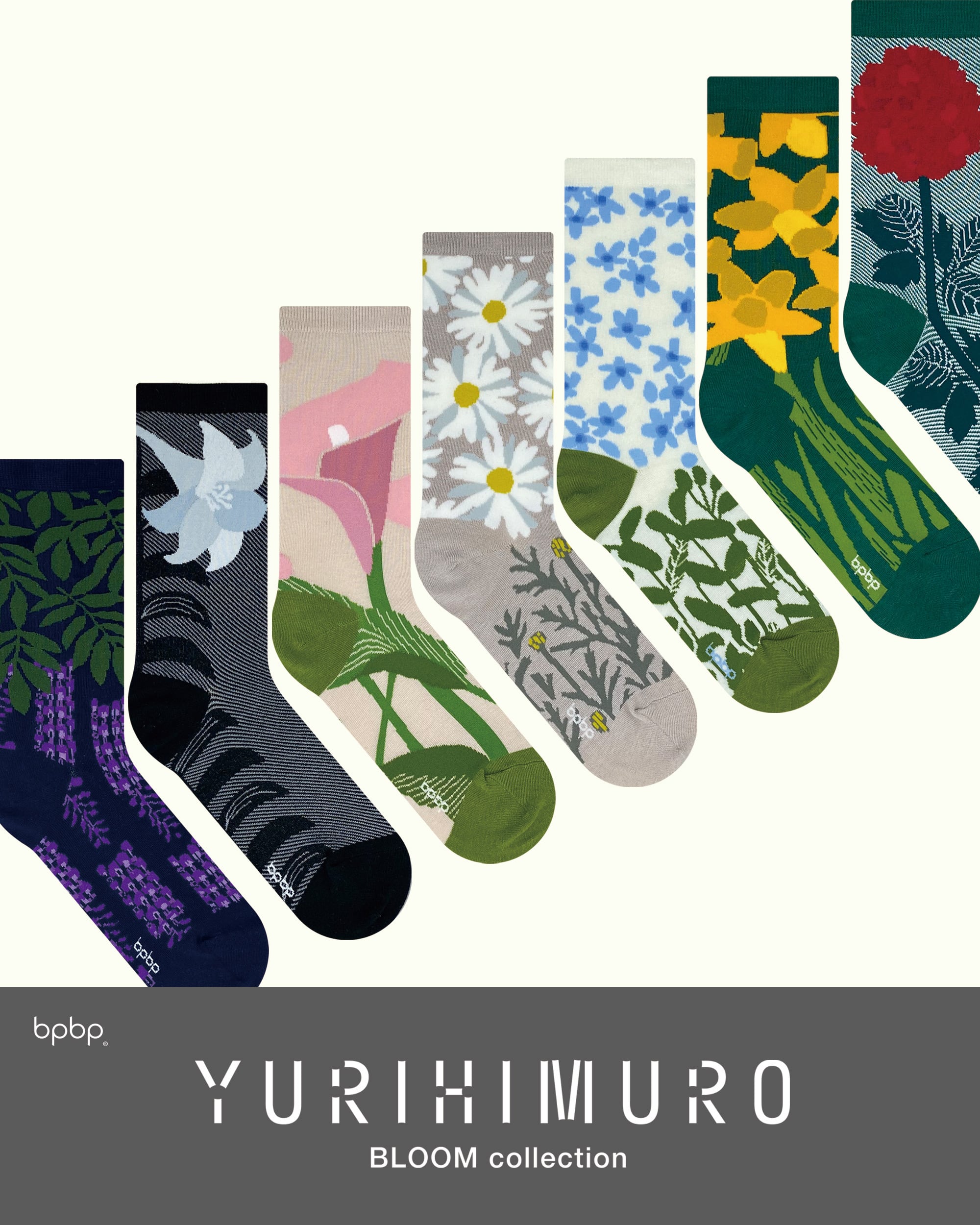 ハイゲージ リニューアル版 【YURI HIMURO】氷室友里 SOCKS LILY BLACK