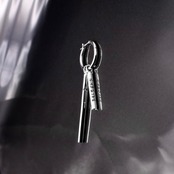 CROSS THIN HOOP [LARGE] with VOID STICKS / クロスシンフープ・L ウィズ ヴォイドスティックス