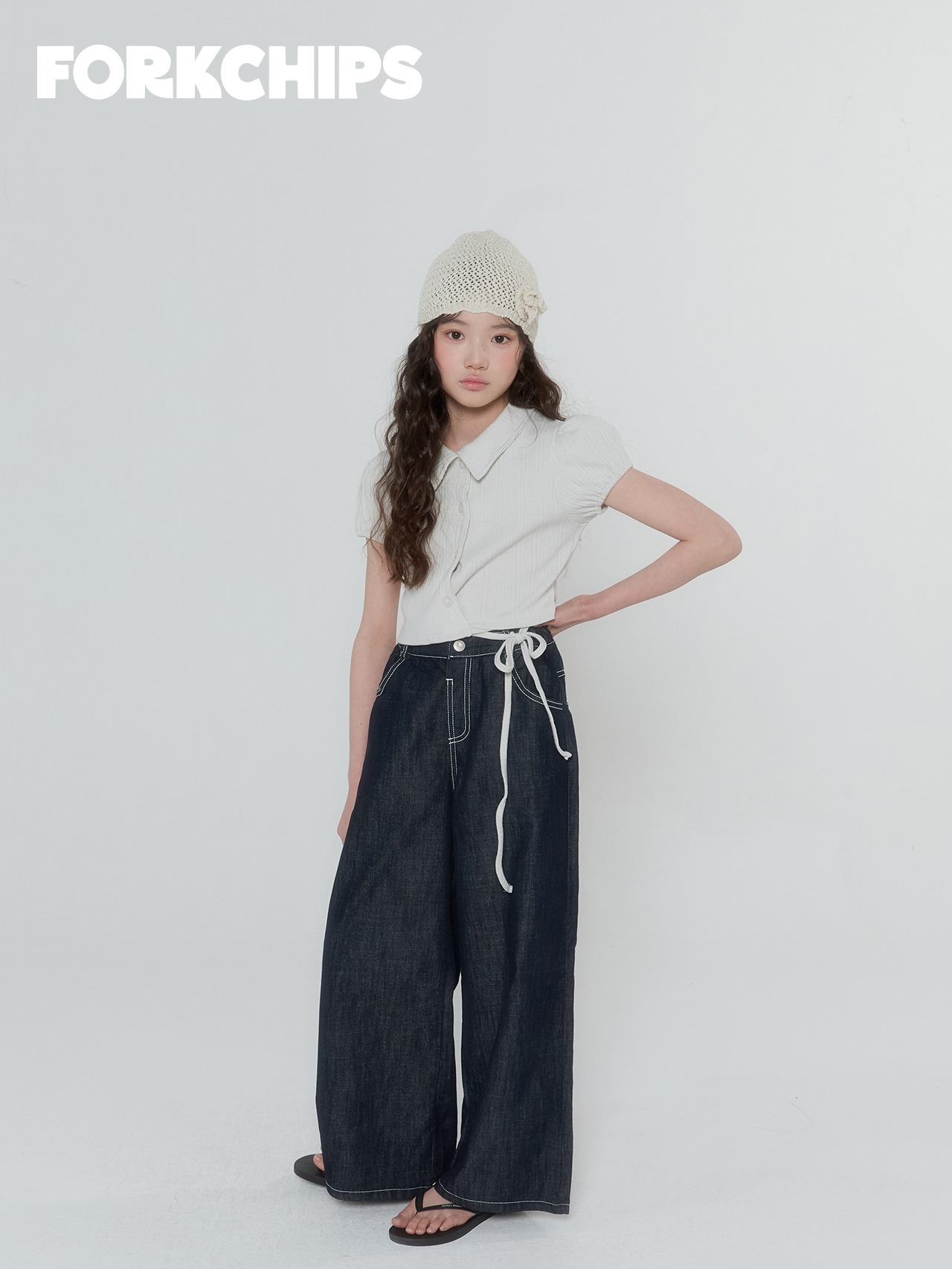 [FORKCHIPS] Unit Non-faded Pants (JS/JM/JL/JXL) / [포크칩스] 유닛논페이드팬츠 (JS/JM/JL/JXL)