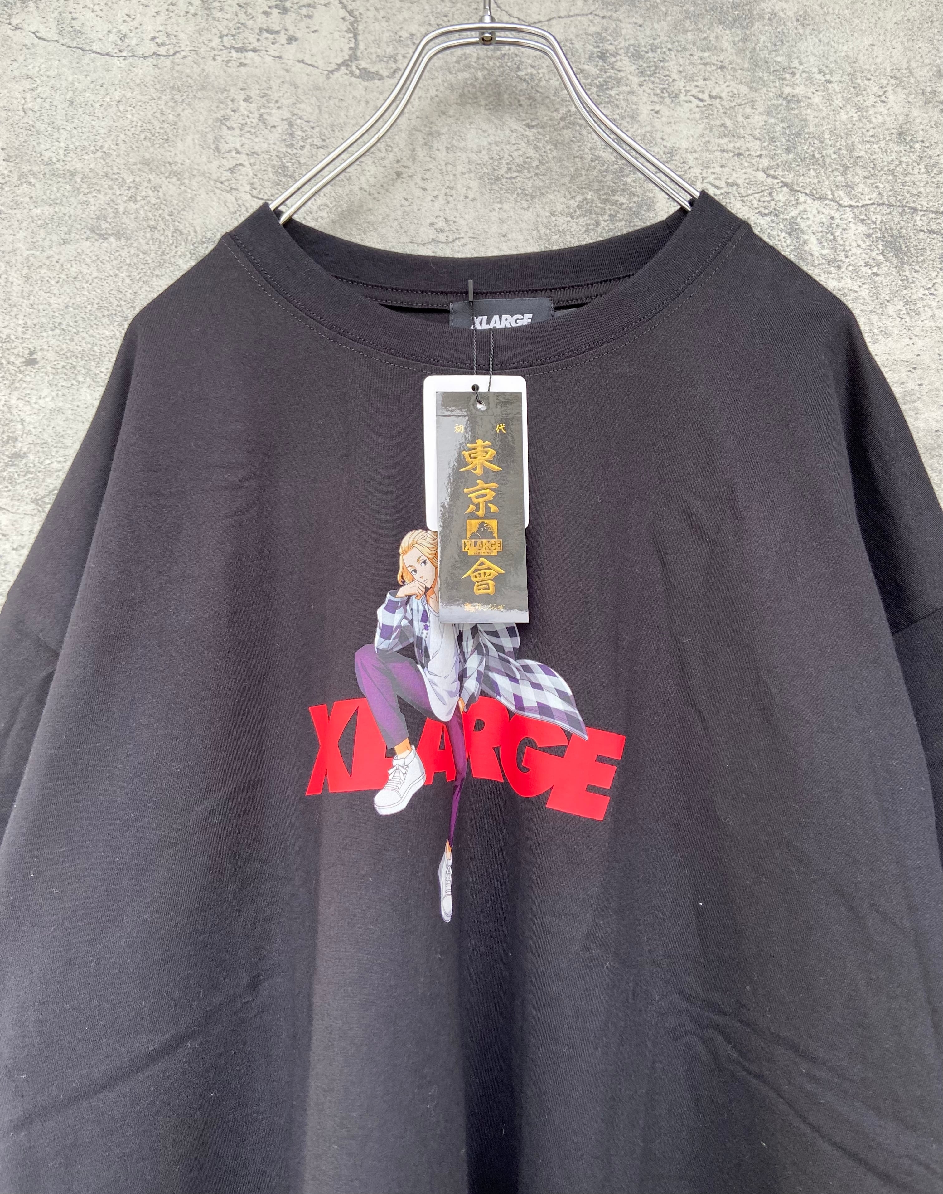 タグ付 XLARGE エクストララージ 東京リベンジャーズ コラボ 黒T ...