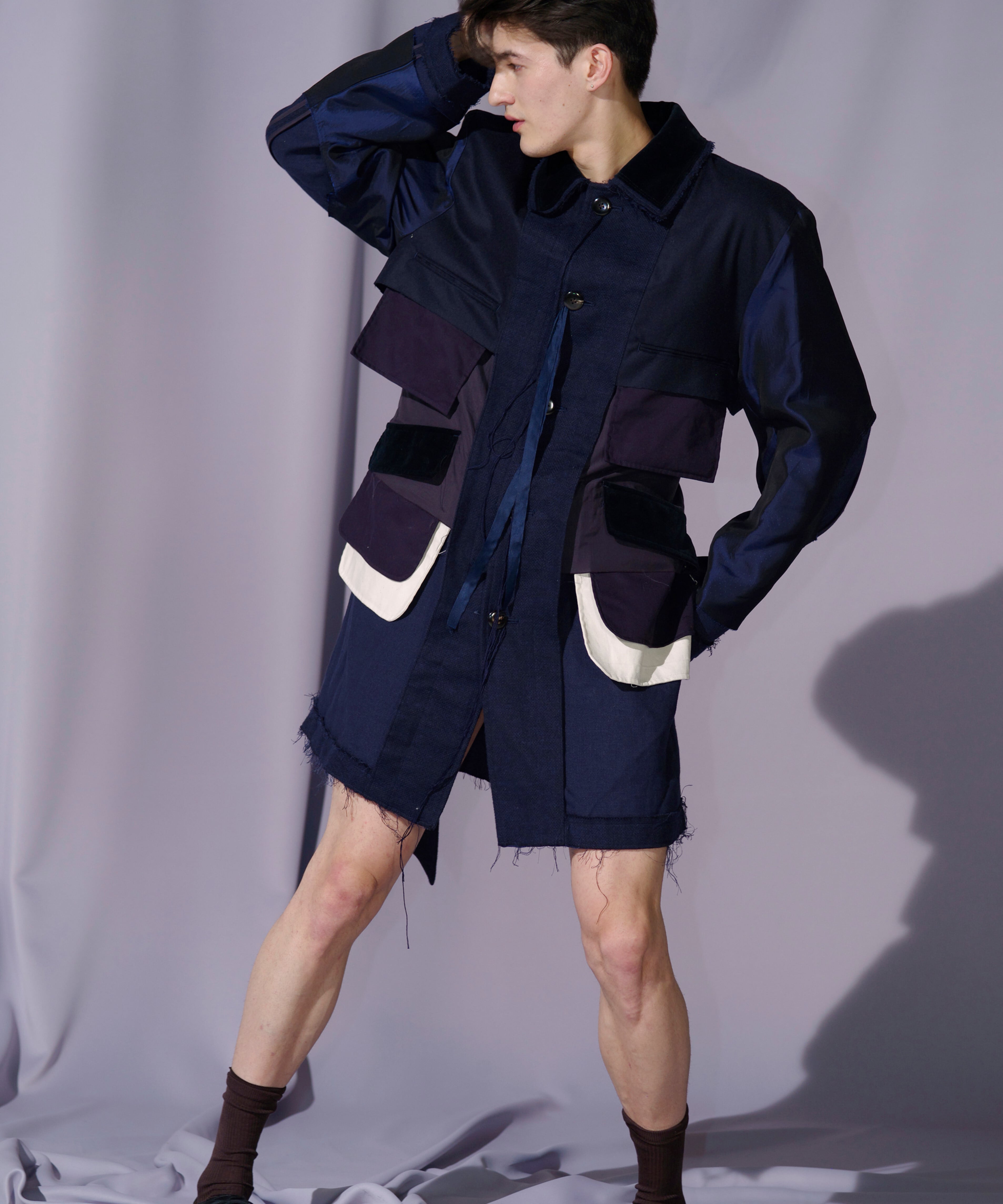 Midorikawa / MID25AW-JK01 REVERSIBLE COAT (NAVY) | AfterSchool