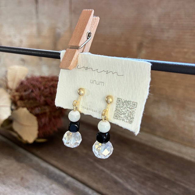 pendule［ typeB ］earring｜天然石