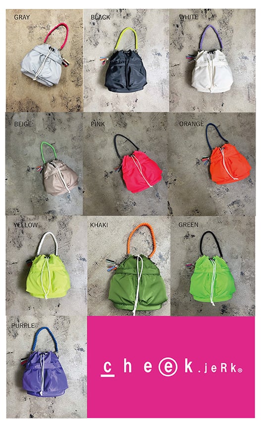 kinchaku code 2 way tote(C23003) | cheek