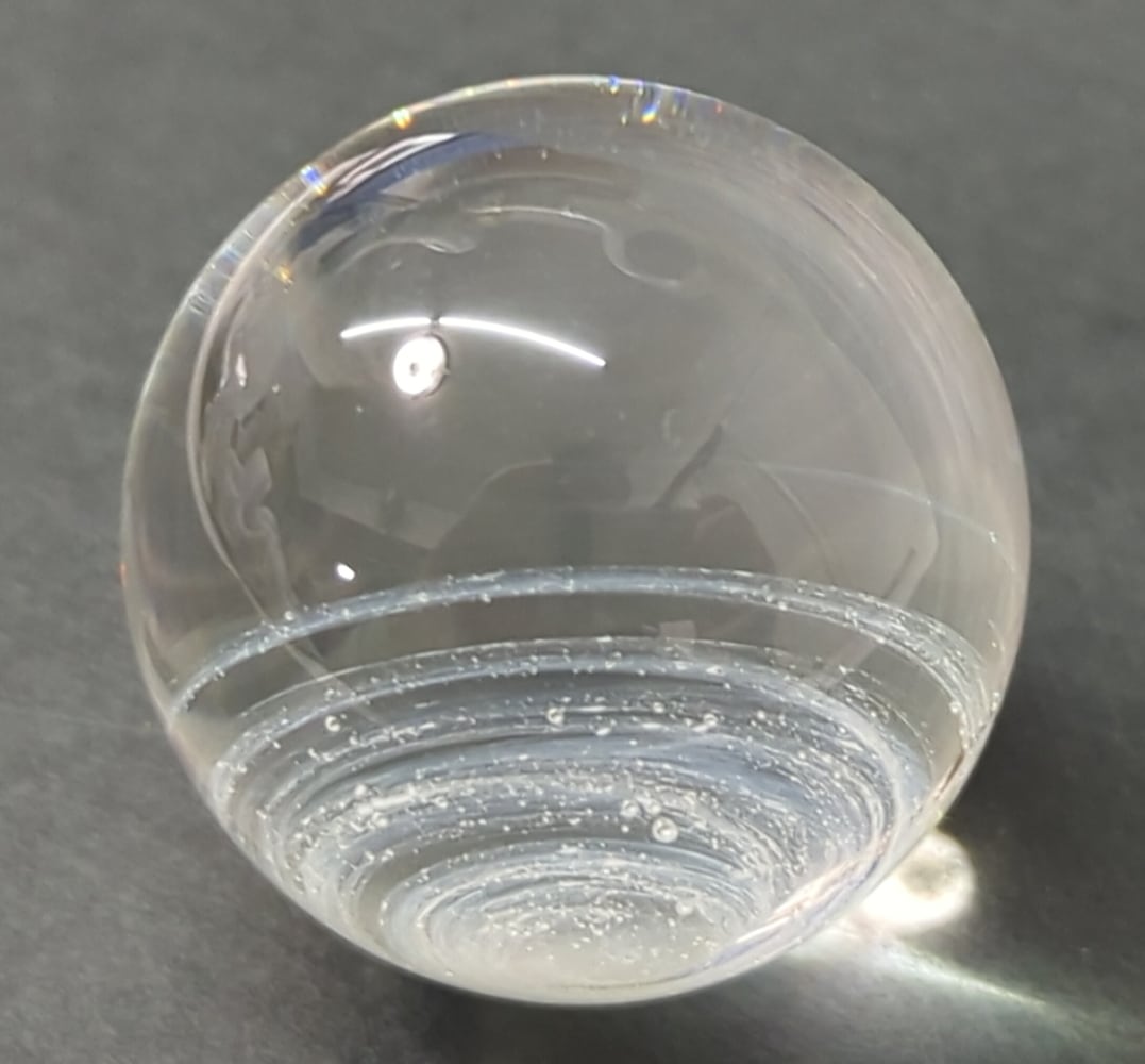 永遠」遺骨ガラスのガラス玉（M） | glass with