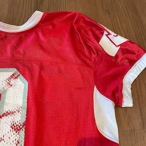 【NIKE】 ゲームシャツ アメフト アメリカンフットボール ユニフォーム メッシュ XL アメリカ古着