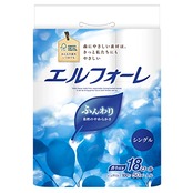 エリエール トイレットペーパー エルフォーレ トイレットペーパー 50m×18ロール シングル パルプ100%