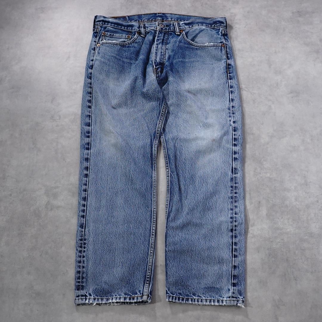 リーバイス505 Levis W36 ブルーデニム 青 古着 ボトム 17323