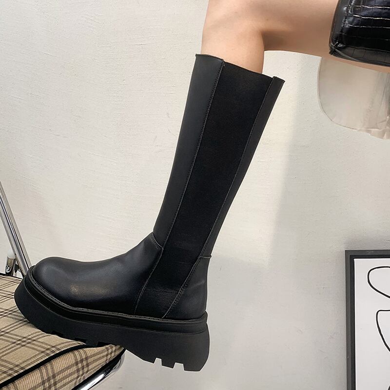 ブーツオータムスタンダード薄手 レトロ 靴 シューズ 秋物 フェイクシューズ8534166457