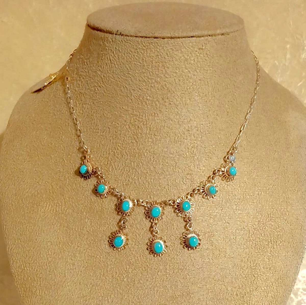 イラン産 プレシアス・ターコイズ・アクセサリーセット | Gallery 
