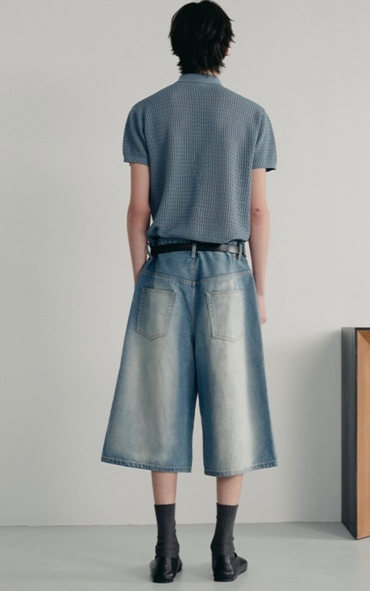 JCAESAR STUDIO Zipper Knit Polo