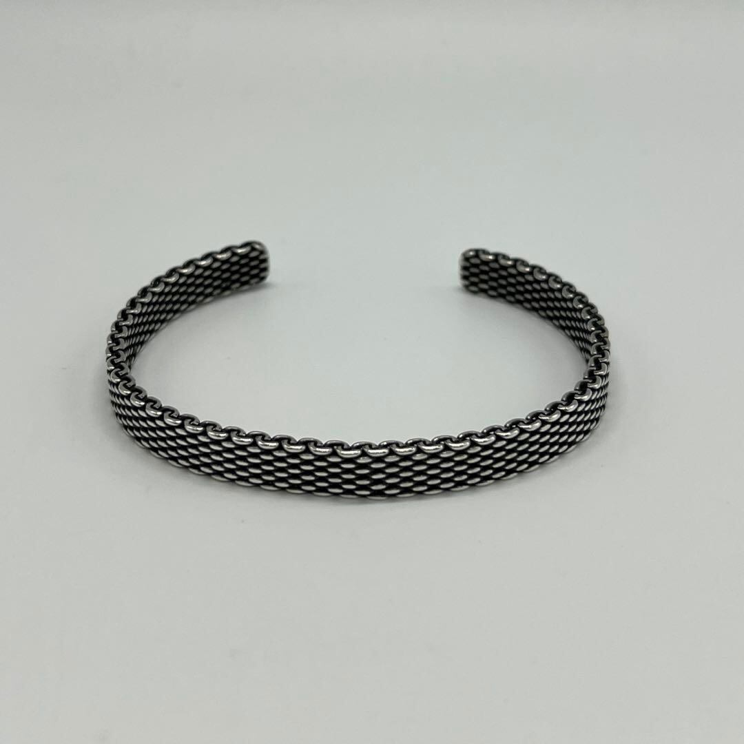 ティファニー TIFFANY サマセット メッシュ カフ バングル SV925