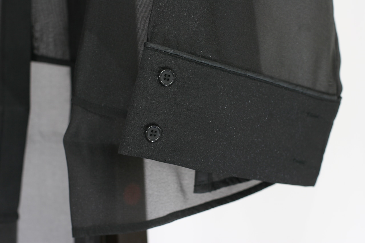 【Parc.1】Sheer Asymmetry Shirt(108-066315)