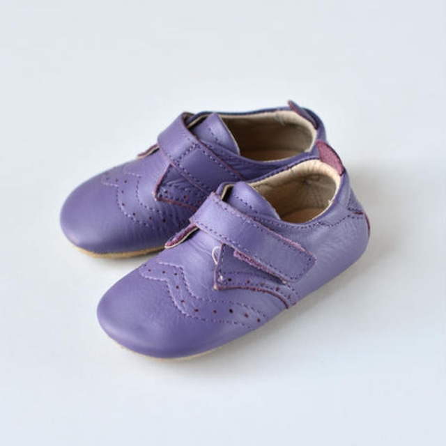【ピーカブーヤ別注】【 OLD SOLES 】JAZZ  with rubber sole "ベビーシューズ"  Lavender