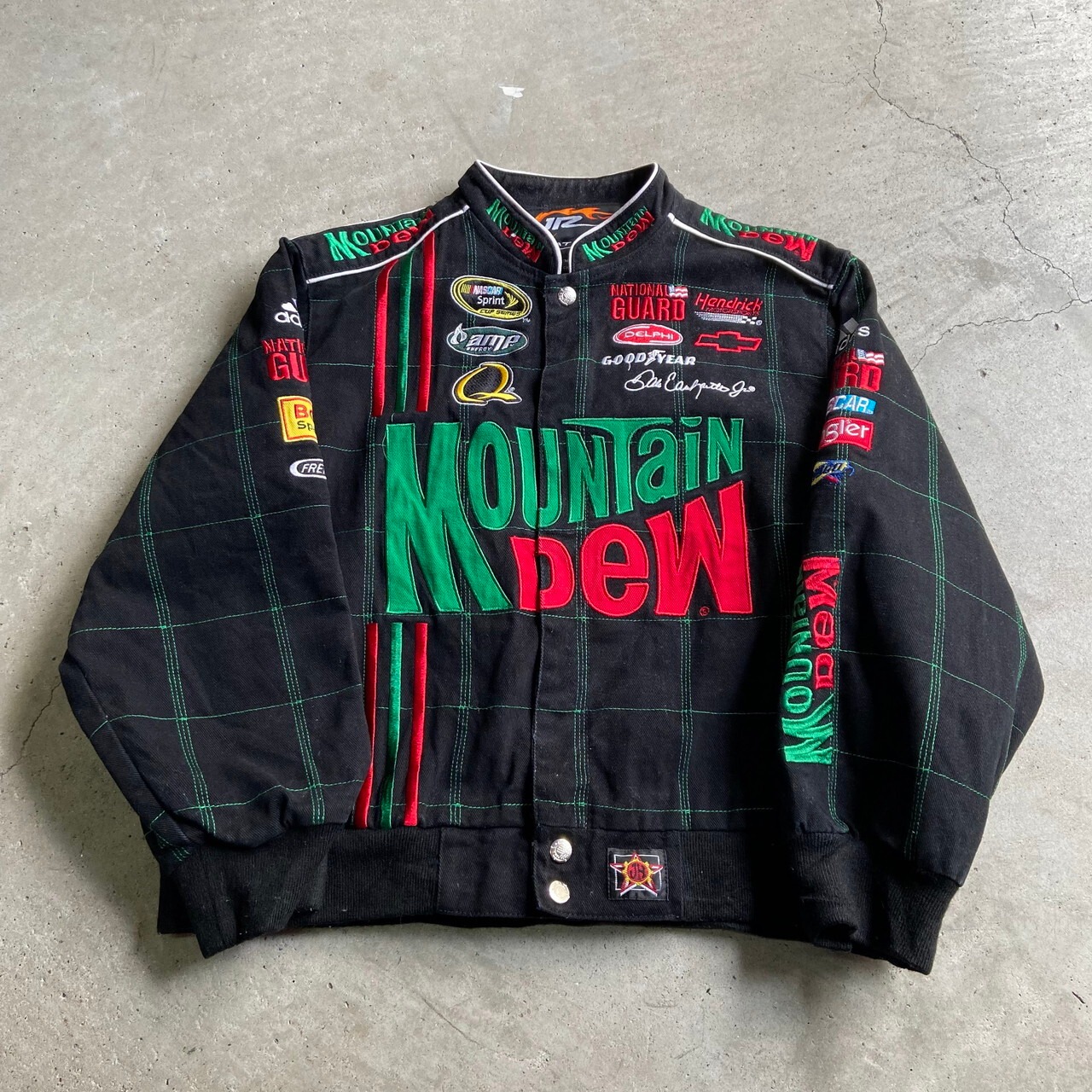 kids】JH ジェフハミルトン NASCAR adidas 企業ロゴ ワッペン 刺繍 