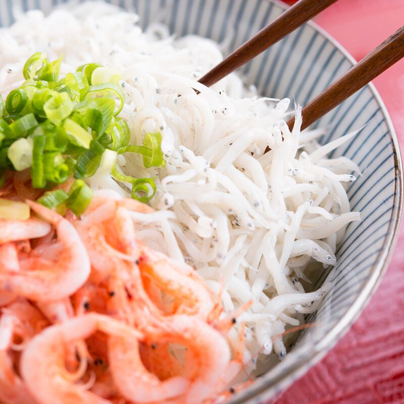 釜あげしらす＆桜えびセット（大）（化粧箱入） | しらす屋 丸三水産