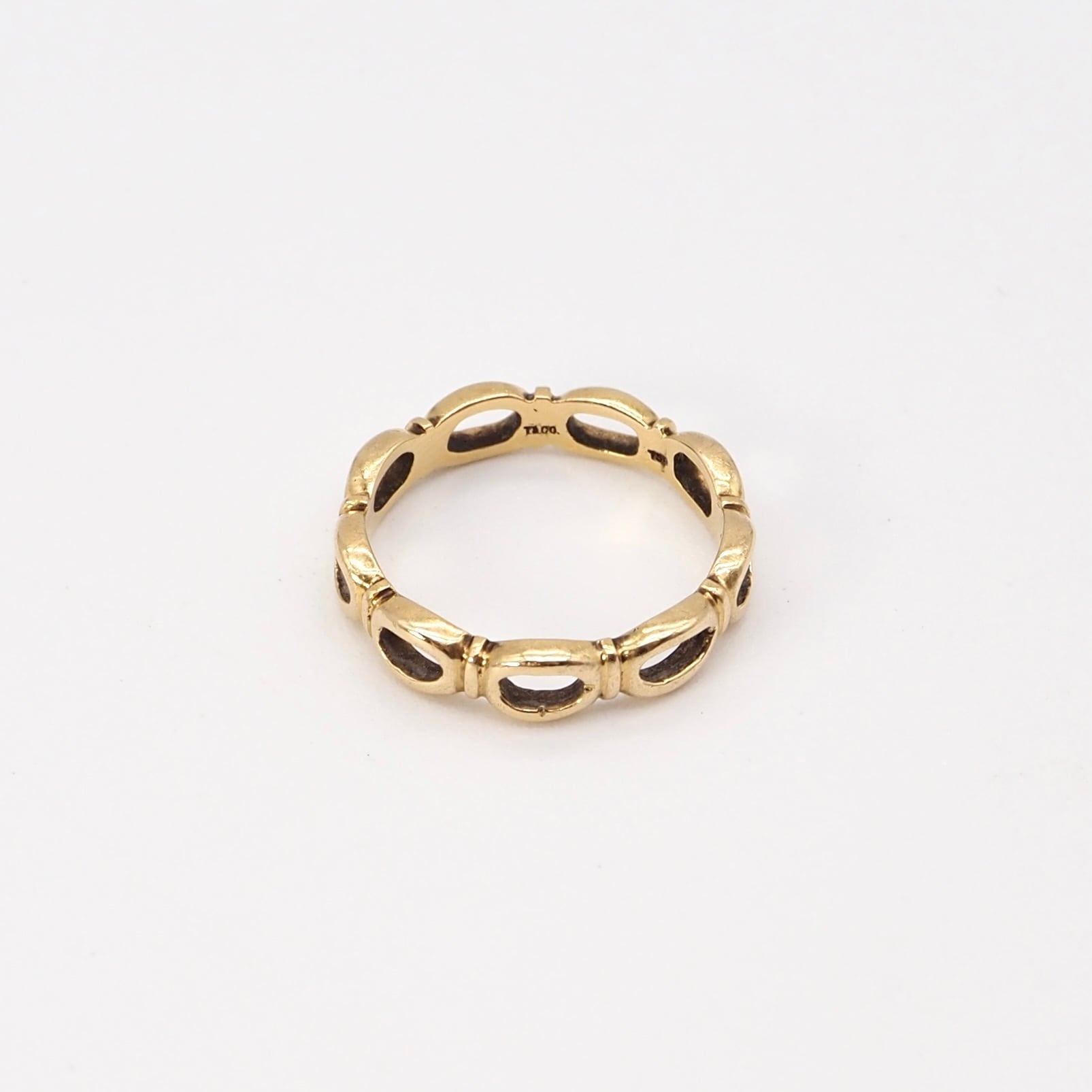 Tiffany&Co. 約10号 ヴィンテージ リング K18 ティファニー