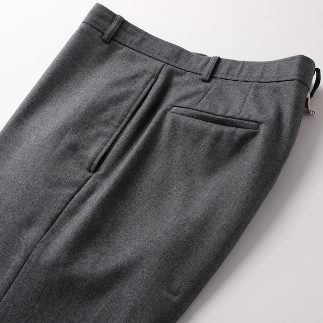 【定価18万】THOM BROWNE special flannel wool slacks pants made in JAPAN  size3 Classic  mint condition ／ トムブラウン 高級生地 フランネル ウール スラックス  サイズ3 日本製 チャコールグレー クラシック 極美品