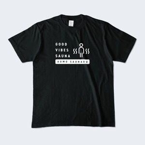 サウナ部Tシャツ-02（ブラック・ネイビー）