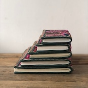 リサイクルサリーノート S (10×15cm) イエロー・オレンジ系