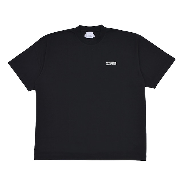 【VETEMENTS】EMBROIDERED LOGO T-SHIRT