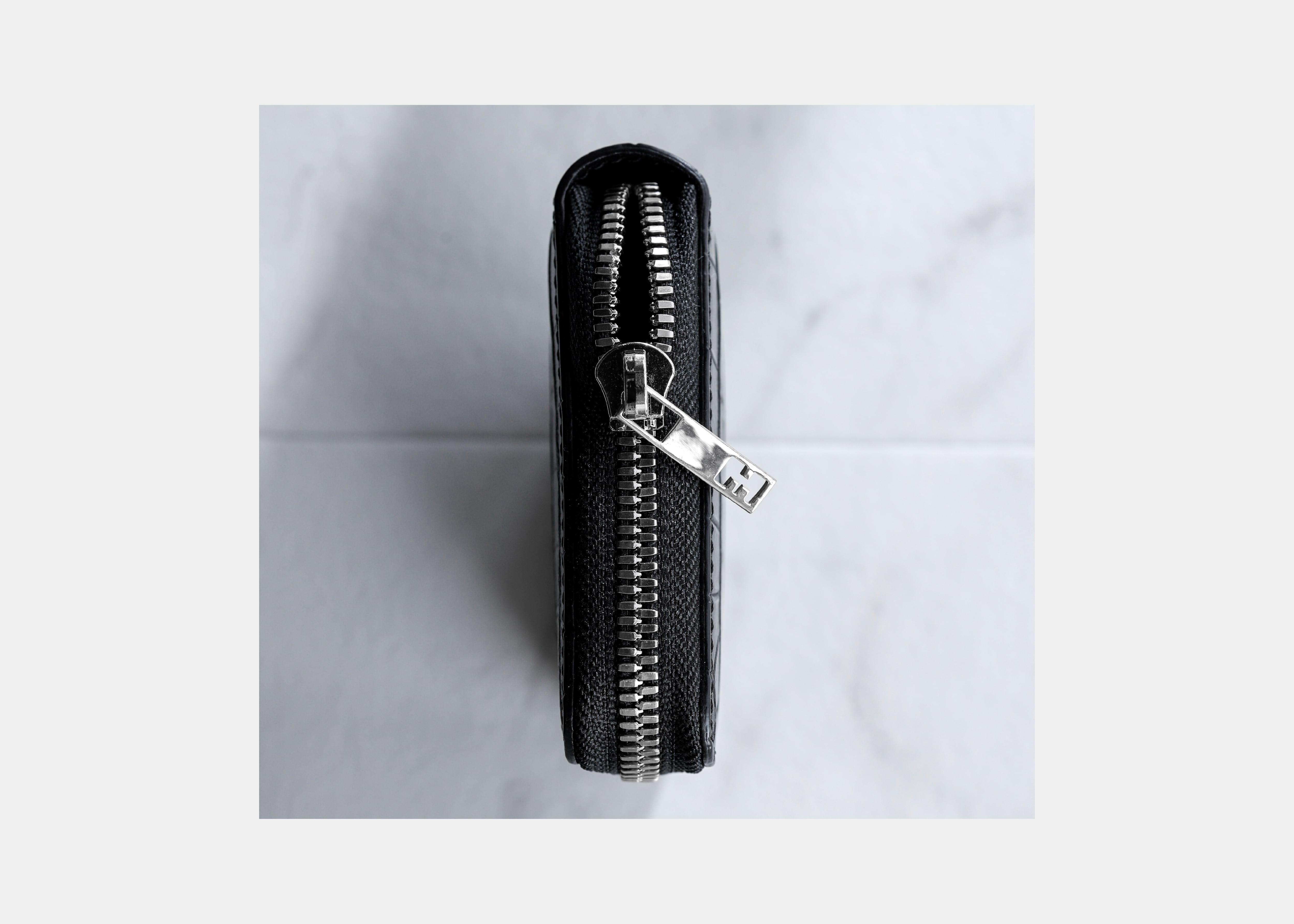 Crocodile Porosus Middle Wallet【フランス製ポロサス】【送料無料