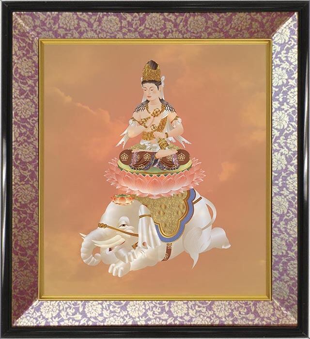 虚空蔵菩薩（色紙額） | 復興菩薩とデジタルアート仏画〜松井光雲