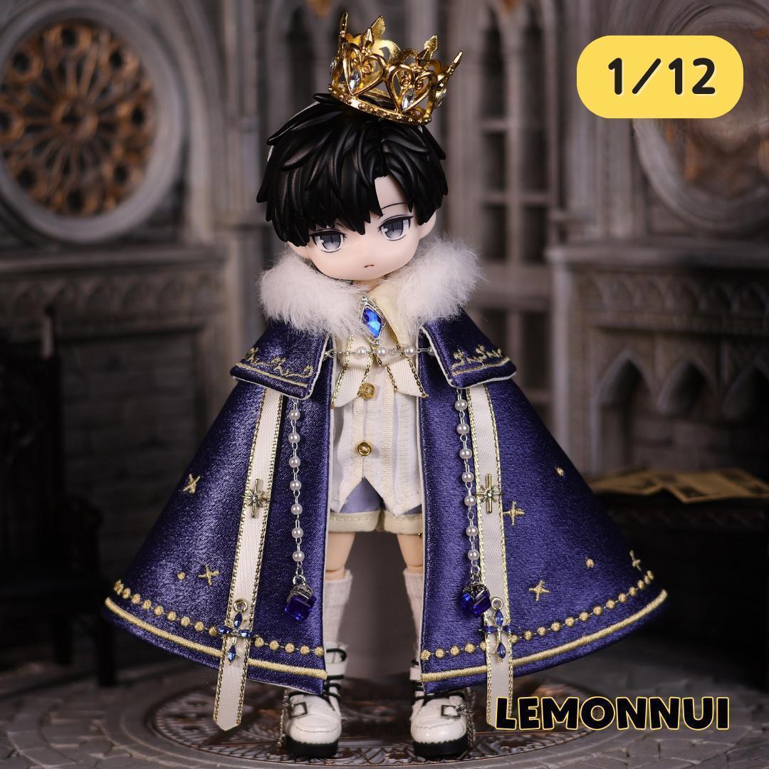 ブラインドドール アウトフィット 雪の王子 王冠 1/12 1/8 | レモン