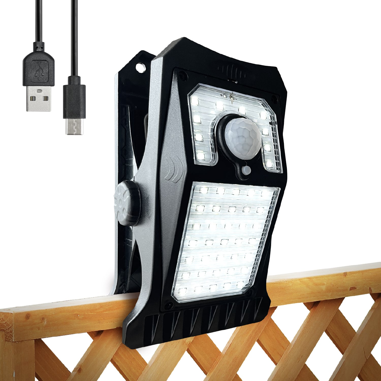 送料無料】クリップ型 センサーライト「クリッパUSB」人感センサー USB