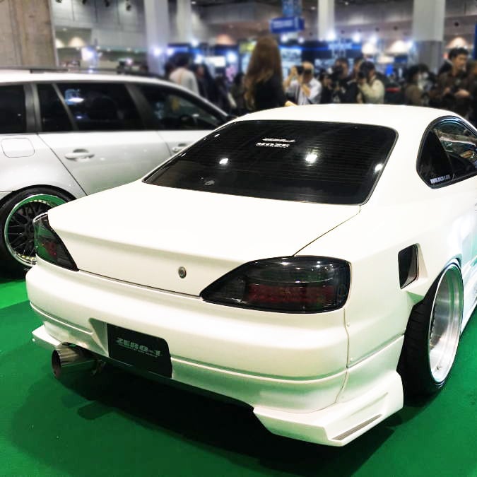 s15 シルビア　純正リアバンパー　社外リアルとアンダー