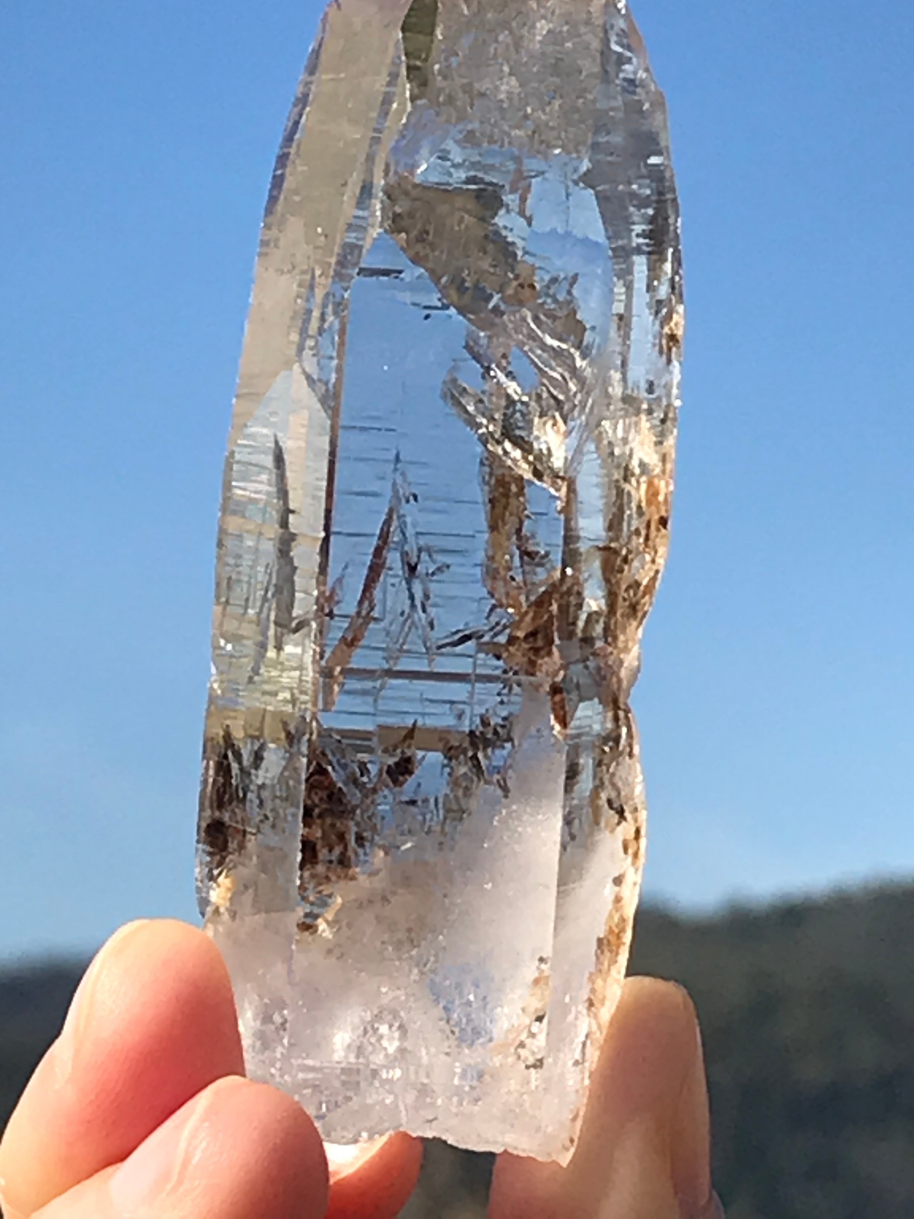 めちゃくちゃ綺麗！ガーネッシュヒマール水晶！ラパ産！ズーンとくる！ めちゃくちゃ綺麗！ガーネッシュヒマール水晶！ラパ産！ズーンとくる