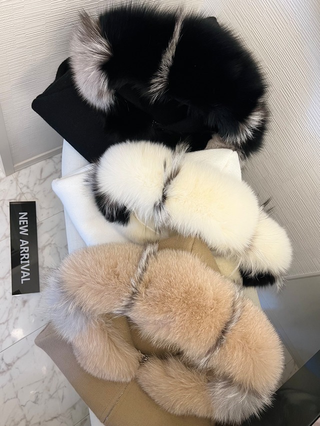 Big fox fur outerwear《 即日発送 》