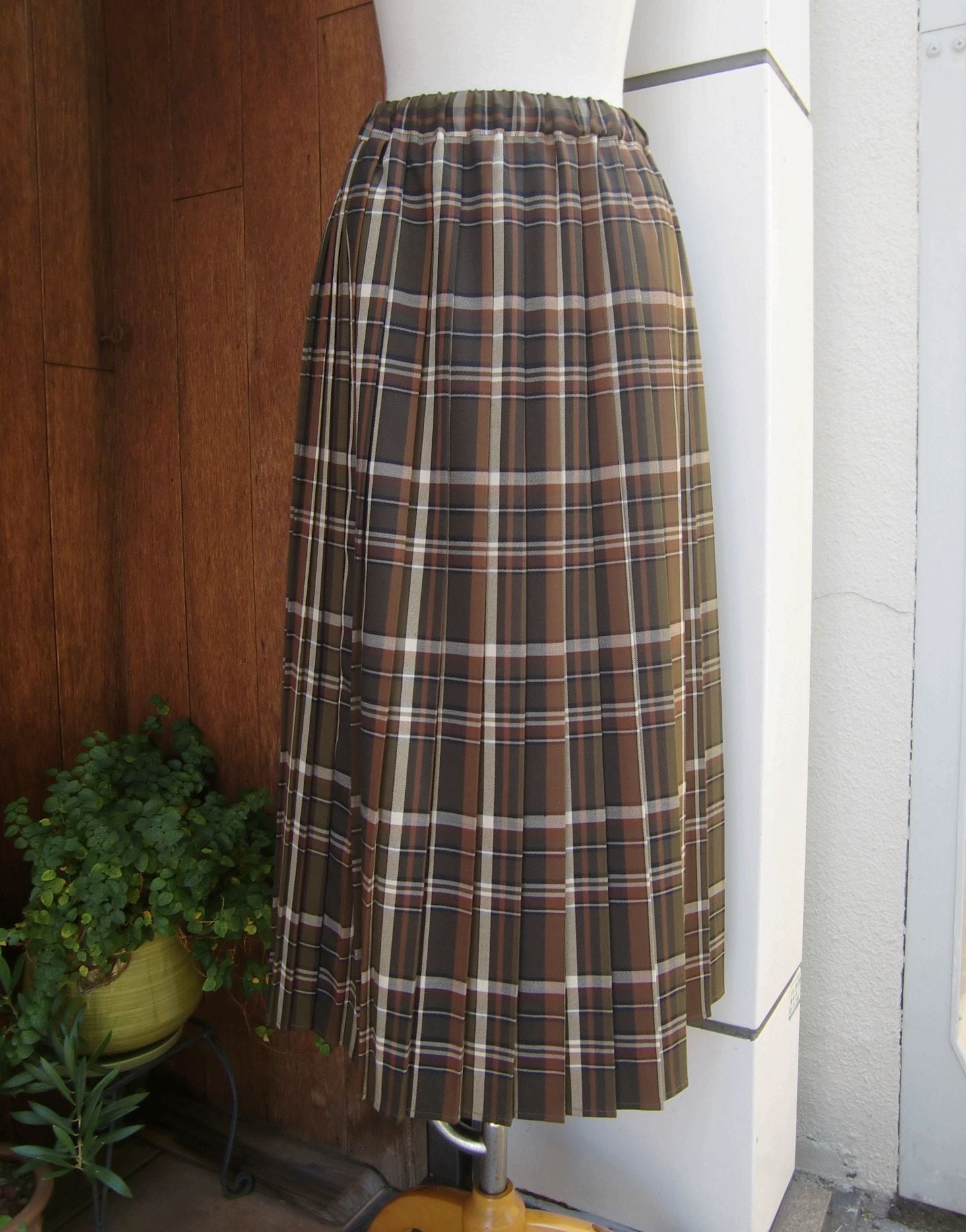 sosotto ：チェック切替プリーツスカート | Blanco