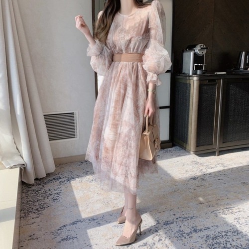 送料無料 パーティードレス 結婚式 お呼ばれドレス 結婚式のお呼ばれ 20代 30代 40代 フォーマルドレス 袖あり 結婚式 ワンピース パーティードレス ミ 1