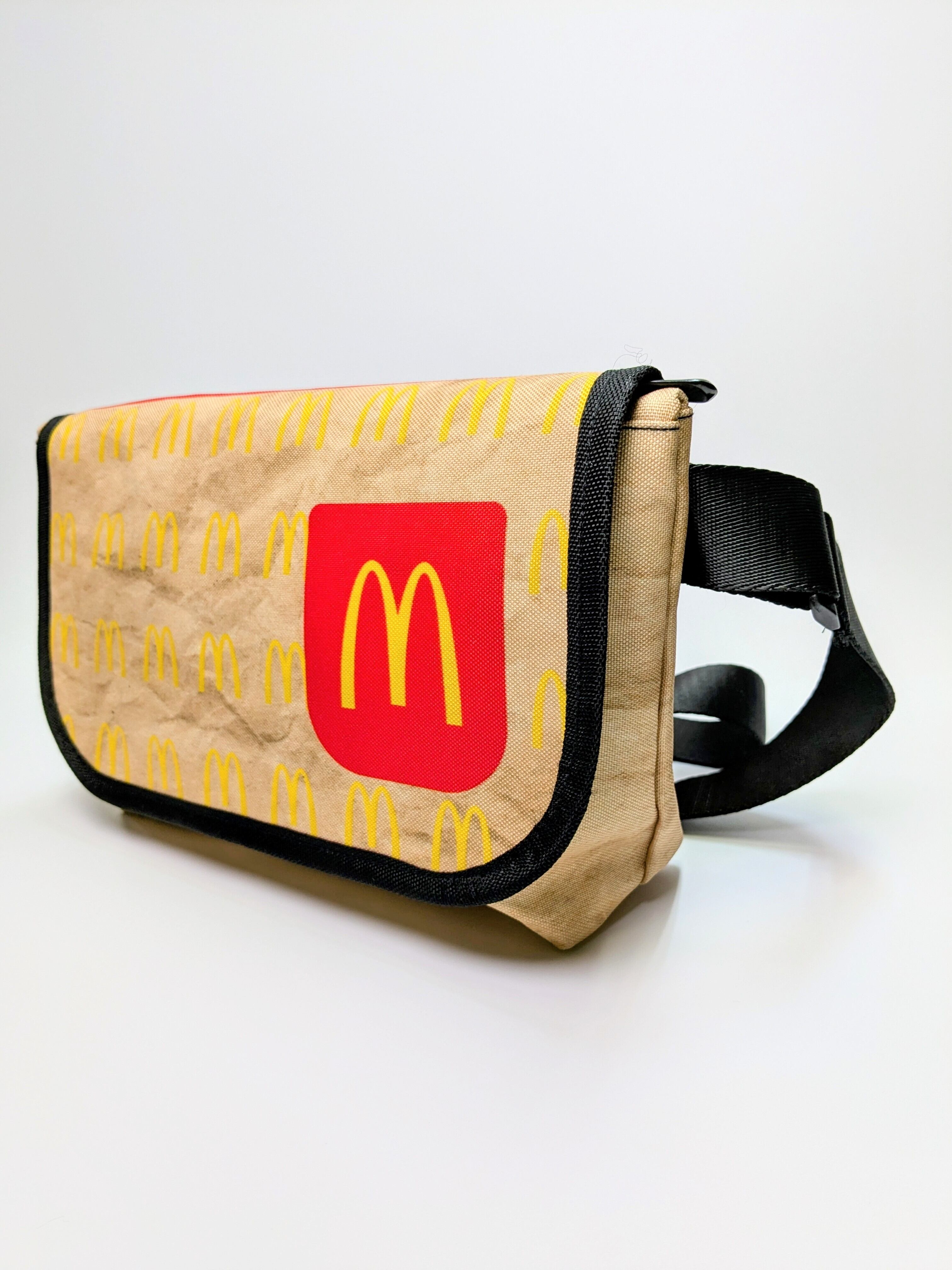 【マクドナルド (ロゴ)】ショルダーバッグ＊紙袋風 〚アメリカン雑貨 アメトイ〛