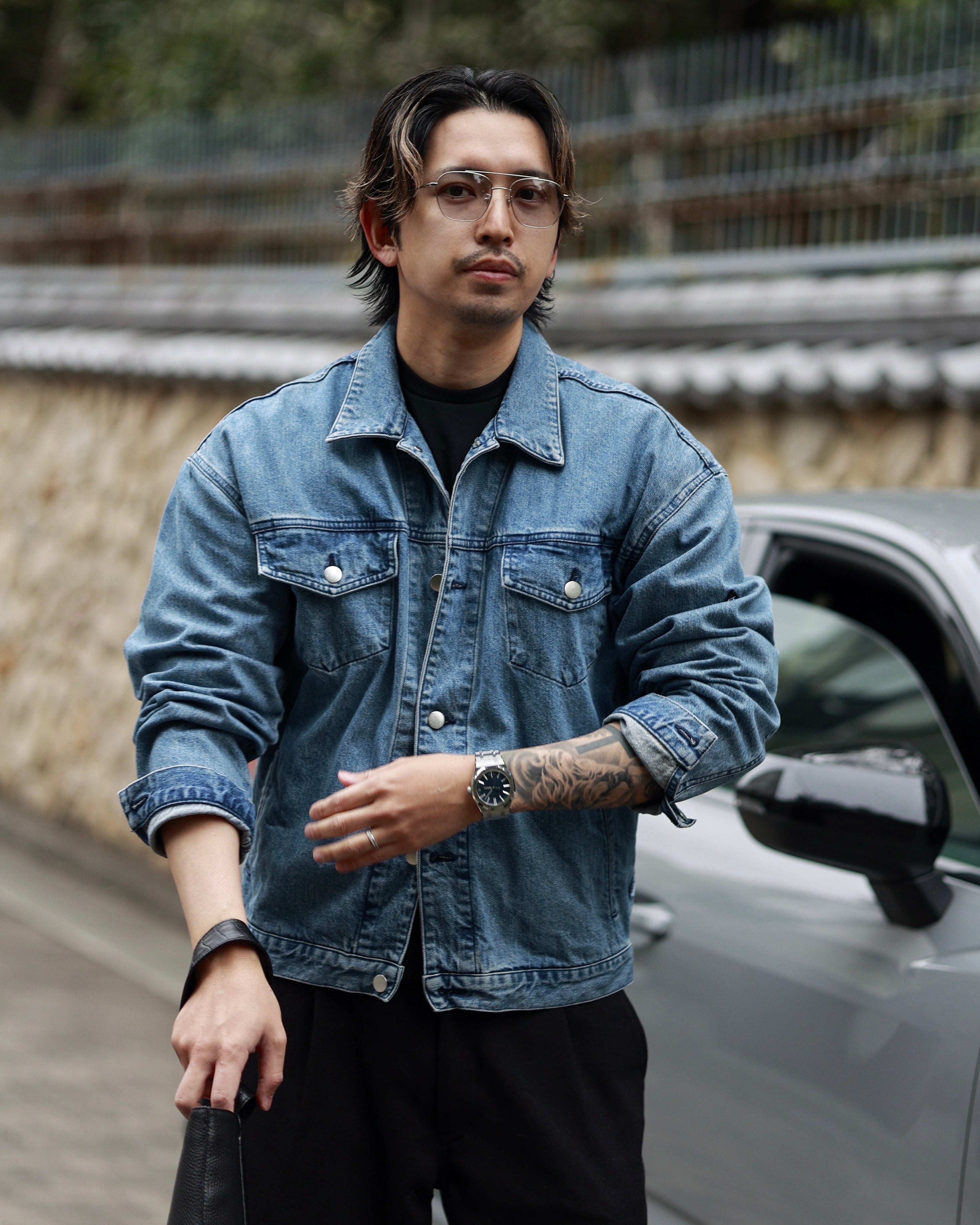 KV-571】Okayama Denim Vintage Over Jacket【オーバーシルエット