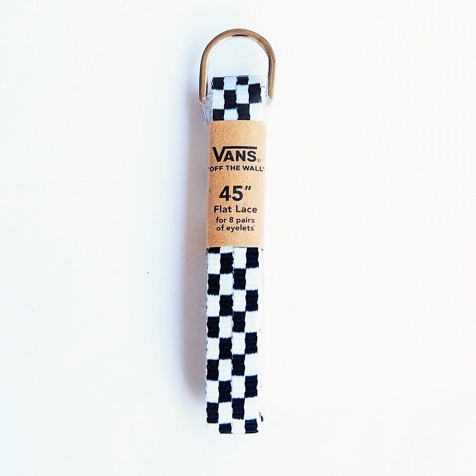 VANS/45” Flat Lace(バンズ シューレース)Checker チェッカー 日本未発売