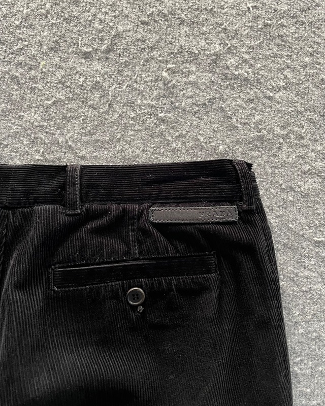 【PRADA SPORT】corduroy straight trousers