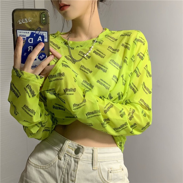 カラー薄手トップス レディースサマールーズラウンドネックシャツ ロング 夏物 Oネック クレセントシティ50952150865