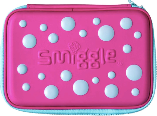 Smiggle バブル柄ペンケース　ハードトップ