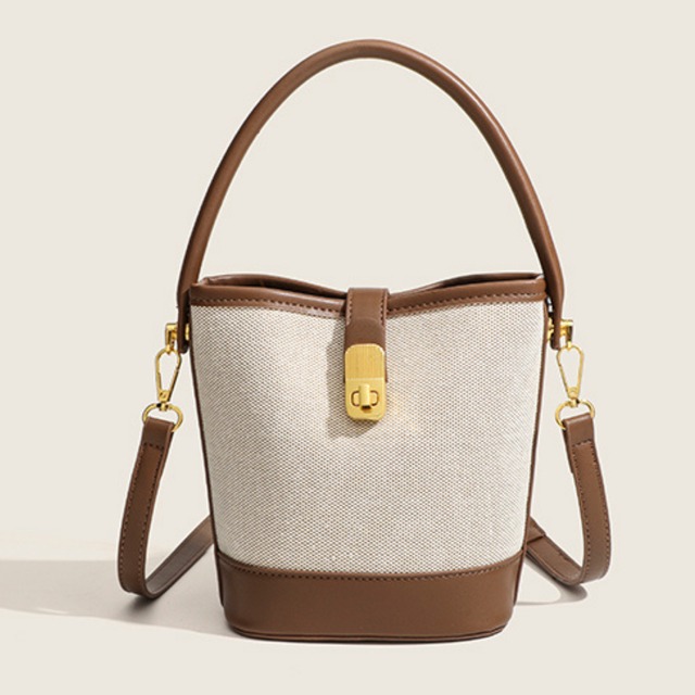 2WAY ショルダー バケットバッグ