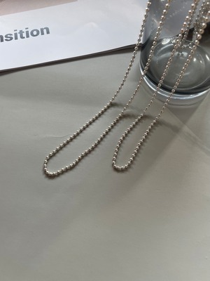mini ball chain necklace