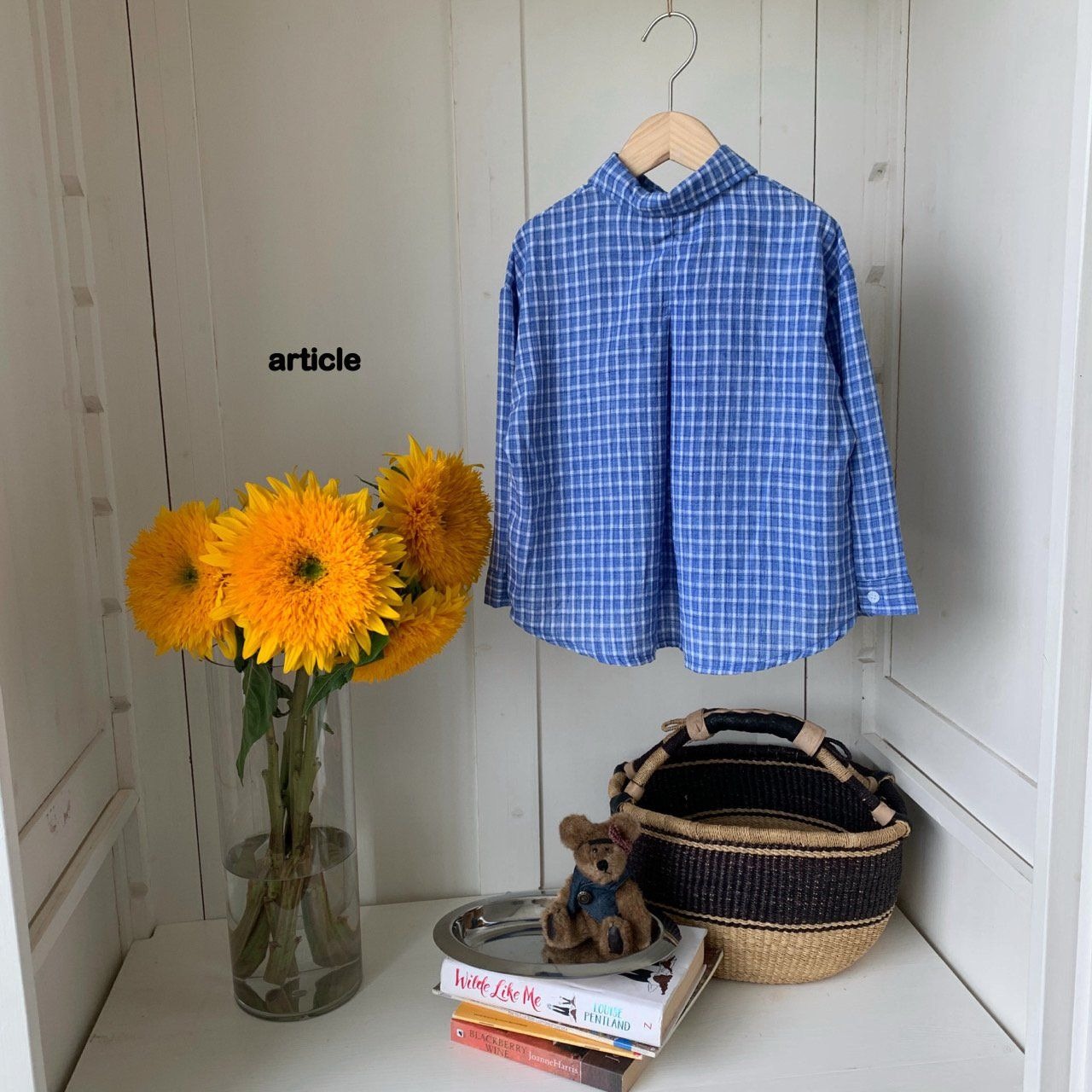 [article] Linen check shirt (JS/JM) / [아티클] 린넨체크남방 (JS/JM)