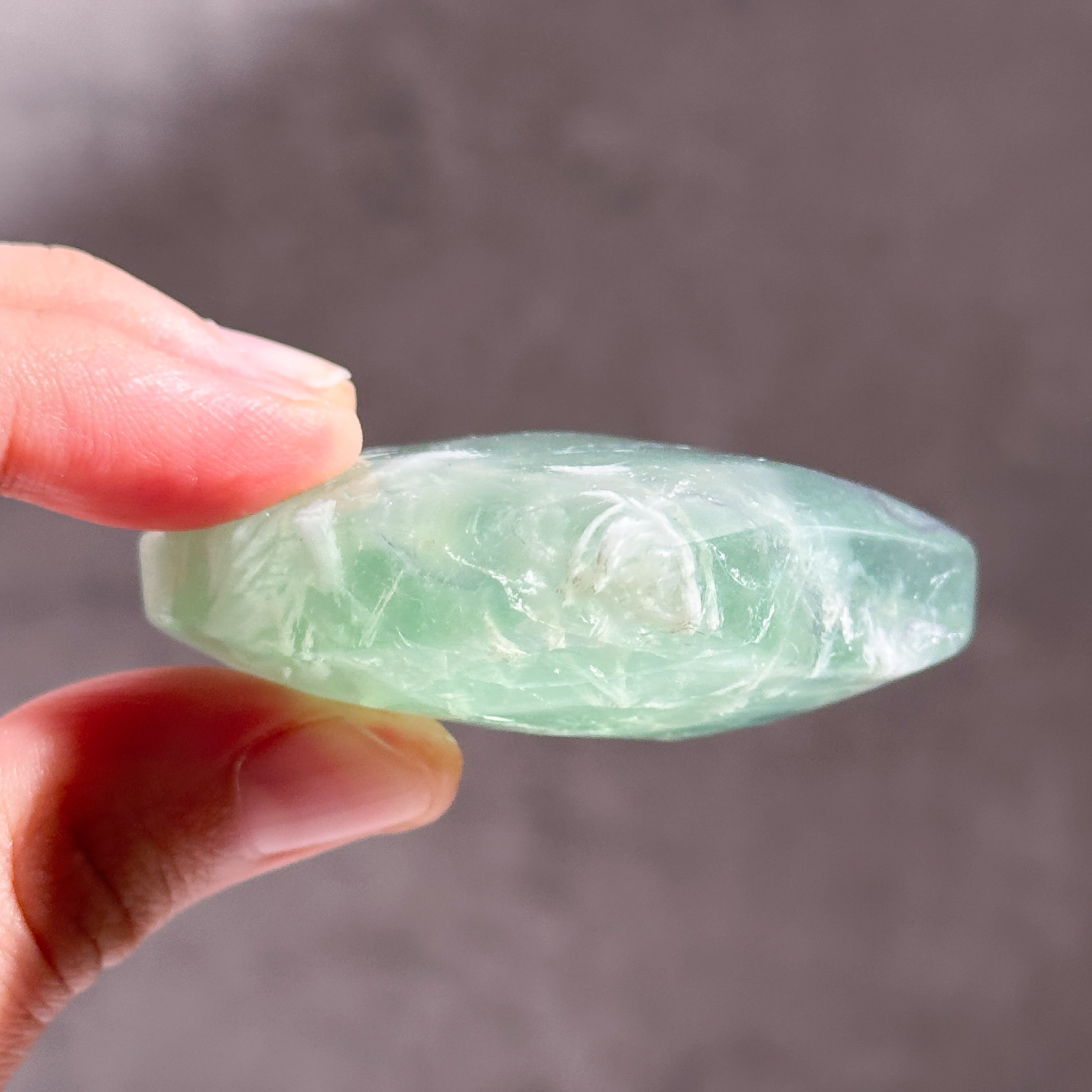 エンジェルフェザーフローライトハート 34◇ Angel Feather Fluorite