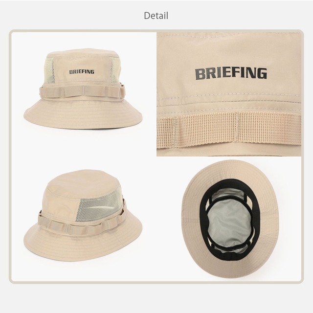 ブリーフィング BRIEFING サイドメッシュ ブーニーハット SIDE MESH BOONIE HAT BRA261A49